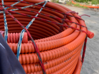 Giao Khách Ống HDPE Gân Xoắn 40/30