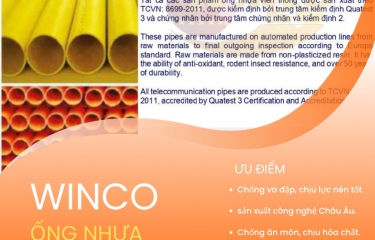 ỐNG NHỰA VIỄN THÔNG PVC WINCO