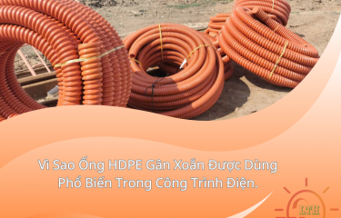 Vì Sao Ống HDPE Gân Xoắn Được Dùng Phổ Biến Trong Công Trình Điện