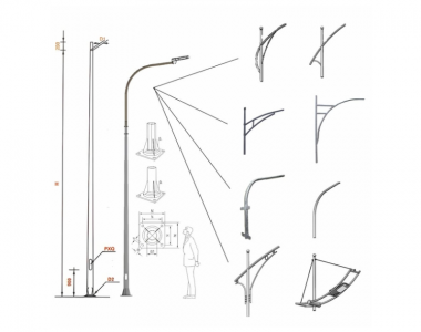 Catalogue Trụ, Đèn Chiếu Sáng
