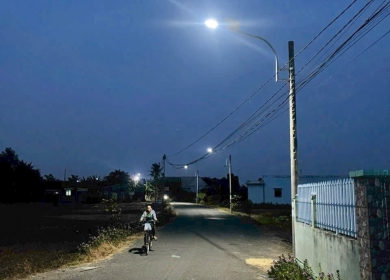 Cung Cấp Đèn NLMT Dự Án KDC AN PHÚ GIANG