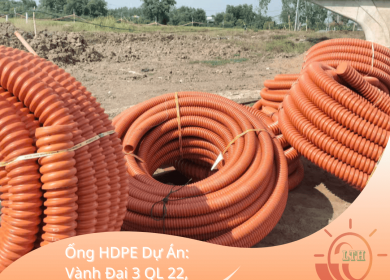 Cung Cấp Ống Nhựa Xoắn HDPE Dự Án Vành Đai 3