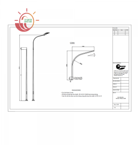 Trụ Đèn, Cần Đèn Báo Giá Theo Yêu Cầu Bản Vẽ